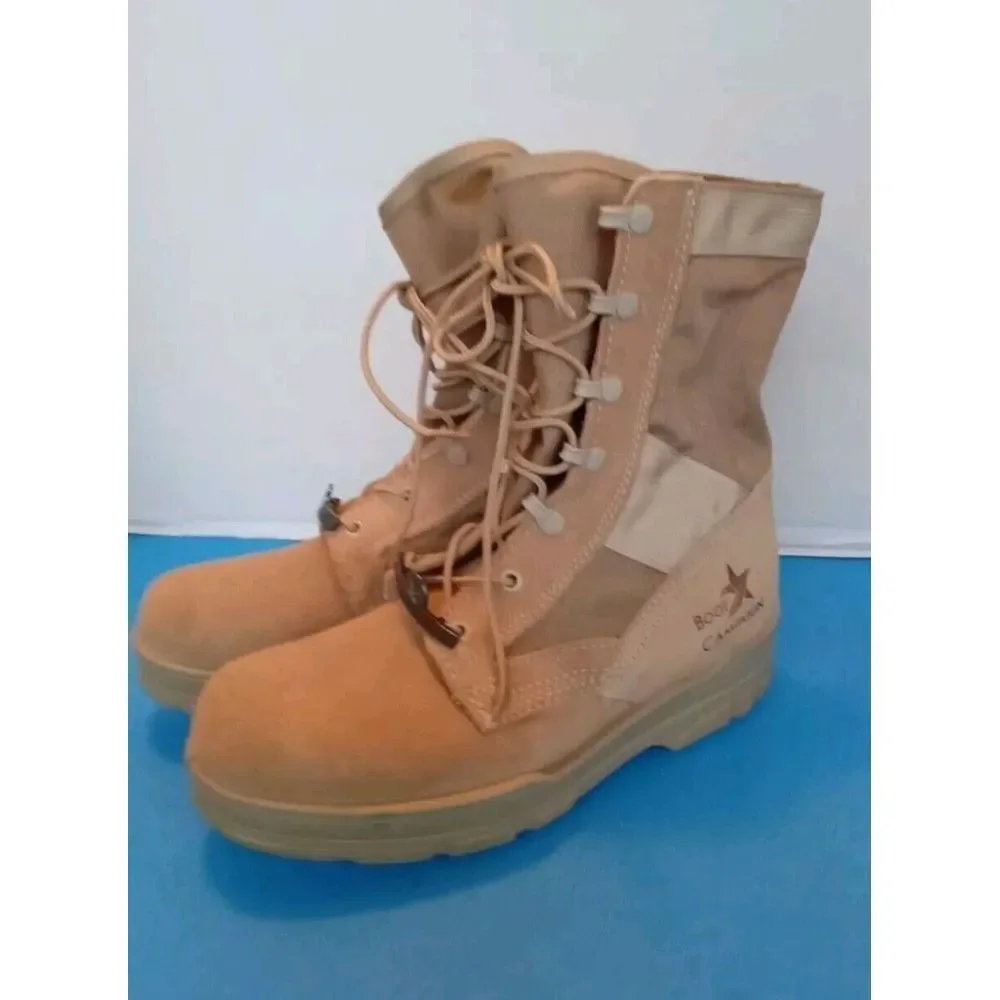 Boot‎ Campaign Tan Combat Boots Military Style Work Boots